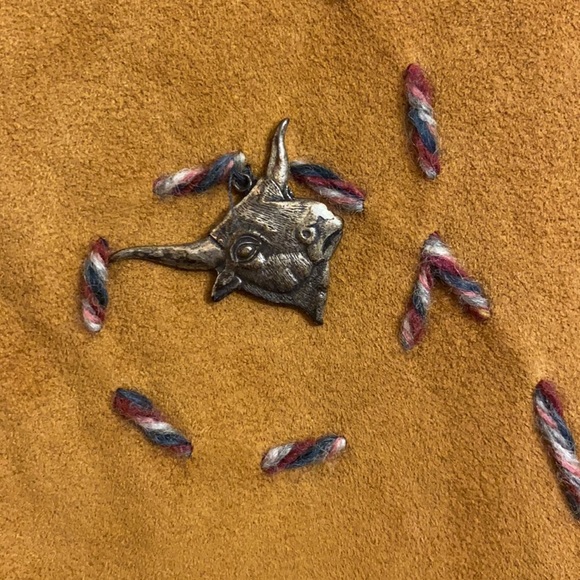 Vintage Dunnington Cowboy Suede Like Vest Size XL - Picture 4 of 10